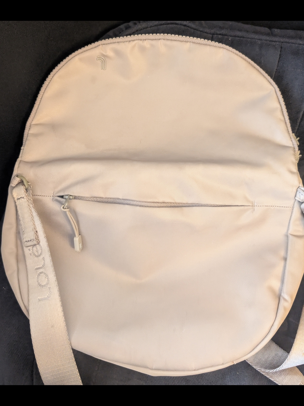 Lole Unisex Sling Crossbody Nylon Beige Bag - Picture 1 of 6